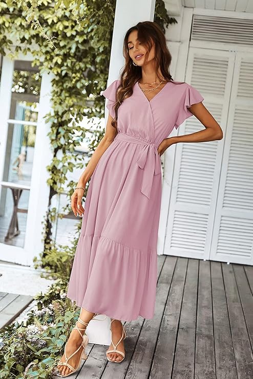 Women’s Summer Floral Boho Maxi Dress